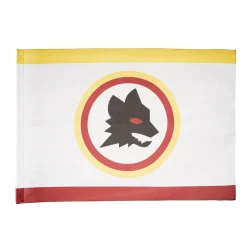 AS Roma Gagliardetti E Bandiere<Bandiera con lupetto 100 x 150 cm