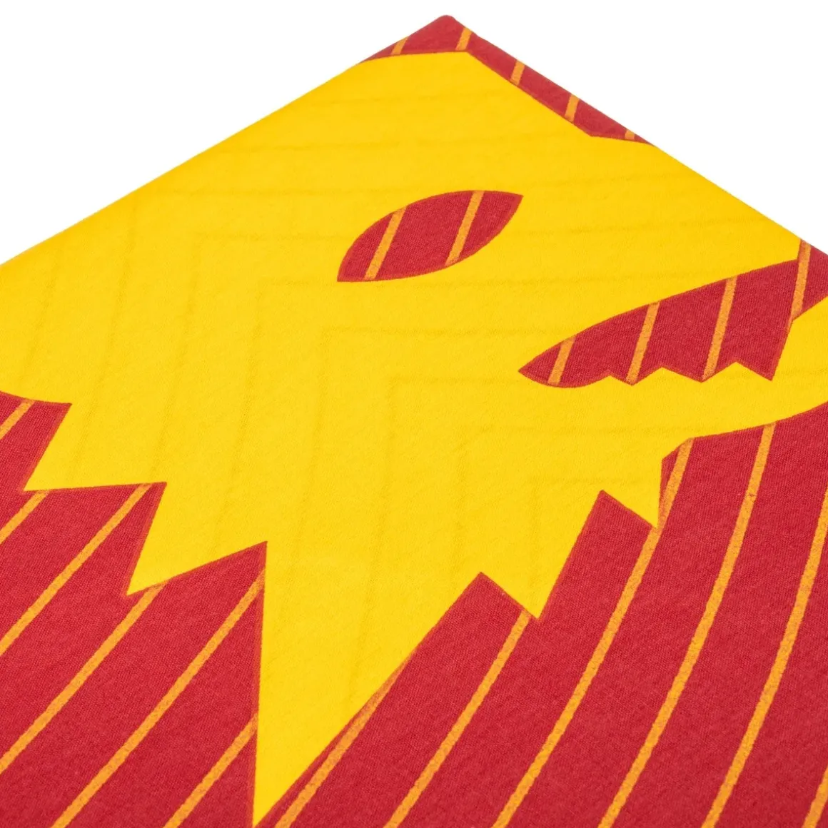 AS Roma Camera Da Letto<Completo da letto ad 1 piazza, set lenzuola e federa con logo lupetto – giallo-rosso