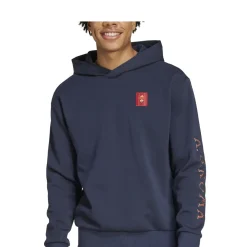 Uomo AS Roma Felpe<Felpa Adidas con cappuccio , Uomo, Blu