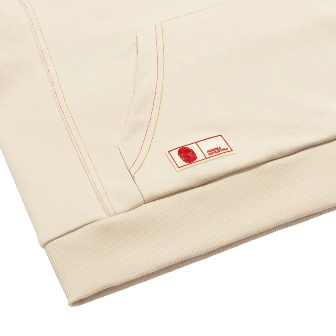 Donna AS Roma Felpe<Felpa con cappuccio cropped logo ASR, Donna, Crema