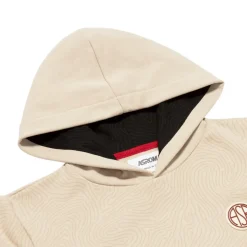 AS Roma Felpe<Felpa con cappuccio logo ASR, Bambini, Crema