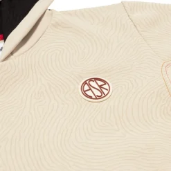 AS Roma Felpe<Felpa con cappuccio logo ASR, Bambini, Crema