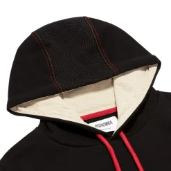 Uomo AS Roma Felpe<Felpa con cappuccio logo ASR, Uomo, Nero