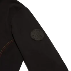 Uomo AS Roma Felpe<Felpa con cappuccio logo ASR, Uomo, Nero