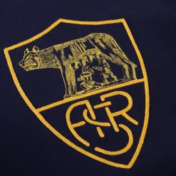 Uomo AS Roma Felpe<Felpa con cappuccio logo Crest Heritage Collection, Uomo, Blu