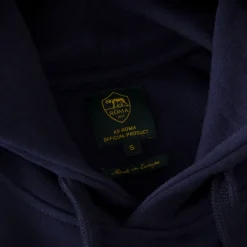 Uomo AS Roma Felpe<Felpa con cappuccio logo Crest Heritage Collection, Uomo, Blu