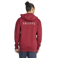 Uomo AS Roma Felpe<Felpa con Zip , Uomo, Rosso