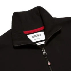 Donna AS Roma Felpe<Felpa cropped logo ASR, Donna, Nero