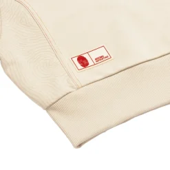 Donna AS Roma Felpe<Felpa cropped logo ASR, Donna, Crema