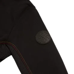 Uomo AS Roma Felpe<Felpa girocollo cotone logo ASR, Uomo, Nero