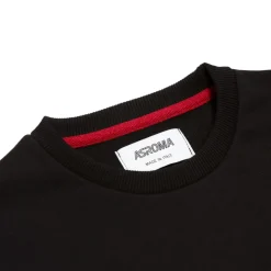 AS Roma Felpe<Felpa girocollo logo ASR, Bambini, Nero