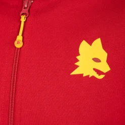 AS Roma Felpe<Felpa Sportiva logo Lupetto, Bambini, Rosso