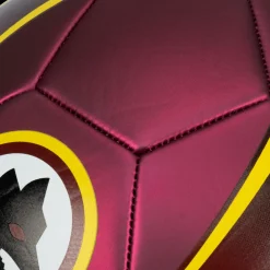 AS Roma Palloni<Pallone da calcio finitura metallizata e Logo Lupo, Taglia 5