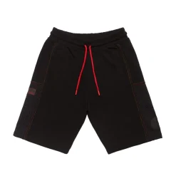 Uomo AS Roma Tute E Pantaloni<Pantaloncini corti logo ASR, Uomo, Nero