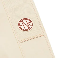 Uomo AS Roma Tute E Pantaloni<Pantaloni jogger logo ASR, Uomo, Crema