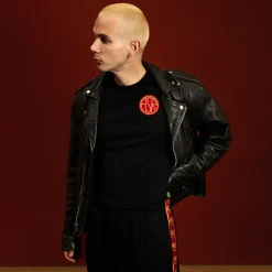 Uomo AS Roma Tute E Pantaloni<Pantaloni retrò sportivi , Adulto, Nero