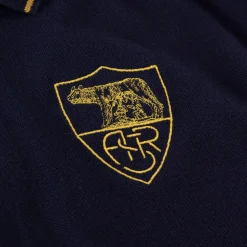 Uomo AS Roma T-shirts E Polo<Polo Heritage , Adulto, Blu