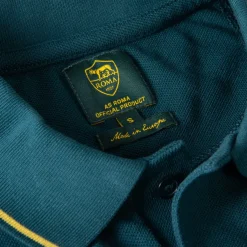 Uomo AS Roma T-shirts E Polo<Polo Heritage , Adulto, Verde