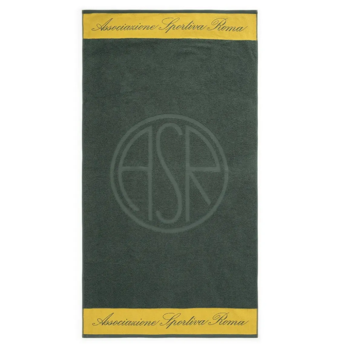 AS Roma Mare E Piscina<Telo mare ASR Legacy, Cotone, 90 x 170, Verde