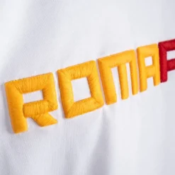 Uomo AS Roma T-shirts E Polo<T-shirt logo ricamato ROMAMOR, Adulto, Bianco