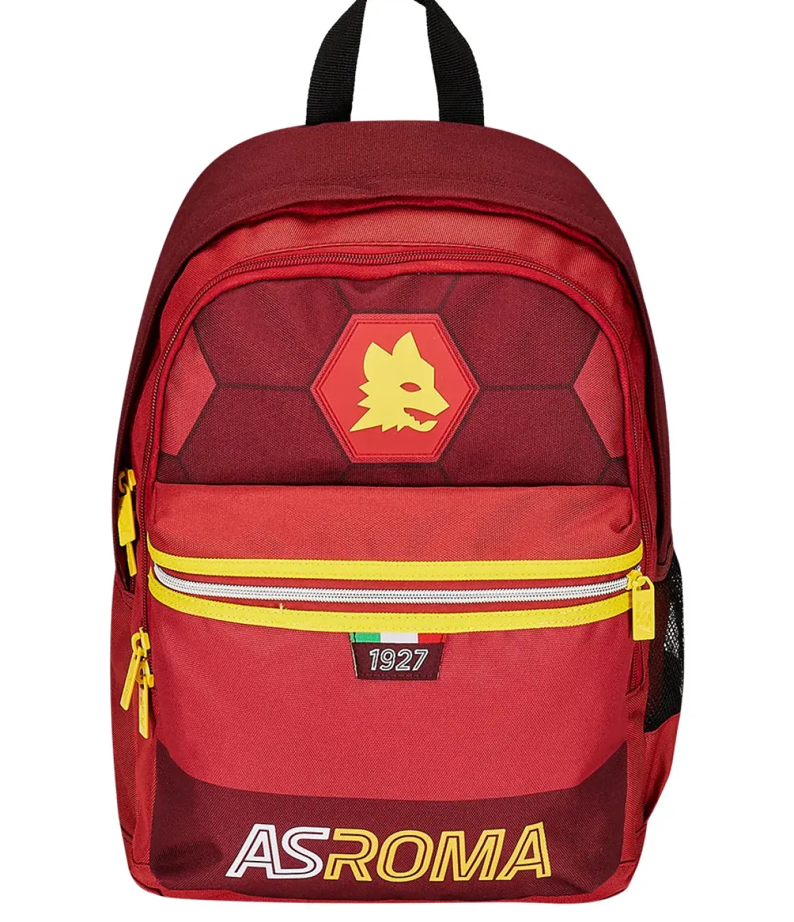 AS Roma Zaini Scuola<Zaino scuola doppio scomparto logo Lupetto