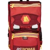 AS Roma Zaini Scuola<Zaino scuola estensibile logo Lupetto