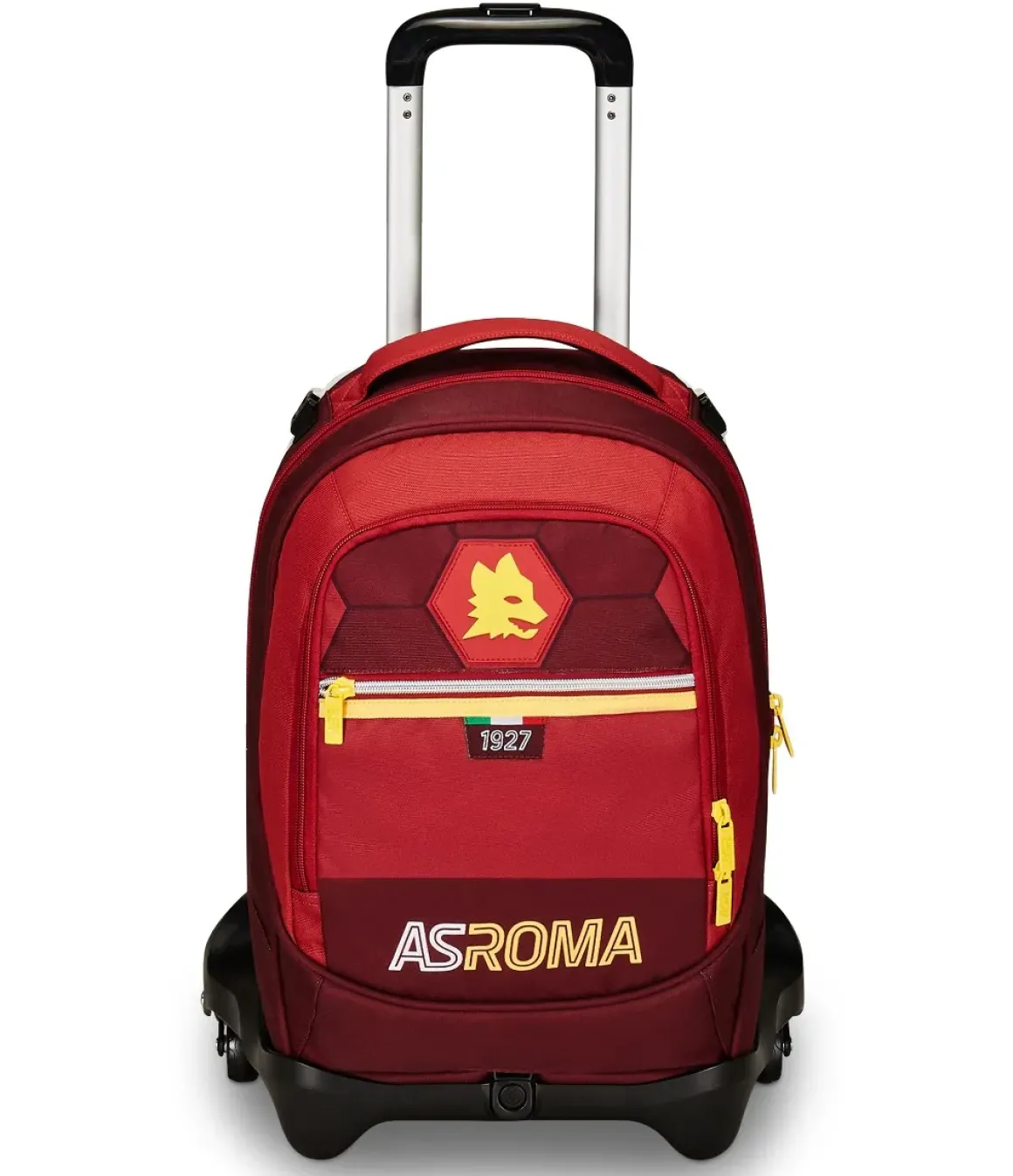 AS Roma Zaini Scuola<Zaino scuola Trolley logo Lupetto