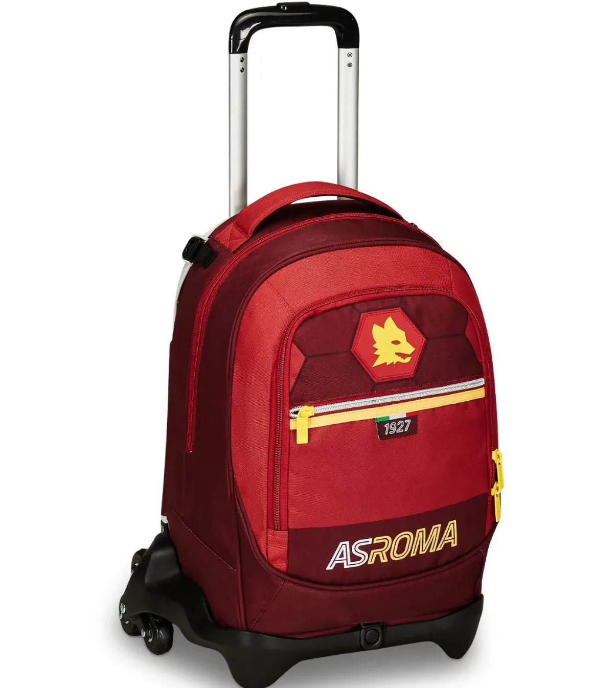 AS Roma Zaini Scuola<Zaino scuola Trolley logo Lupetto